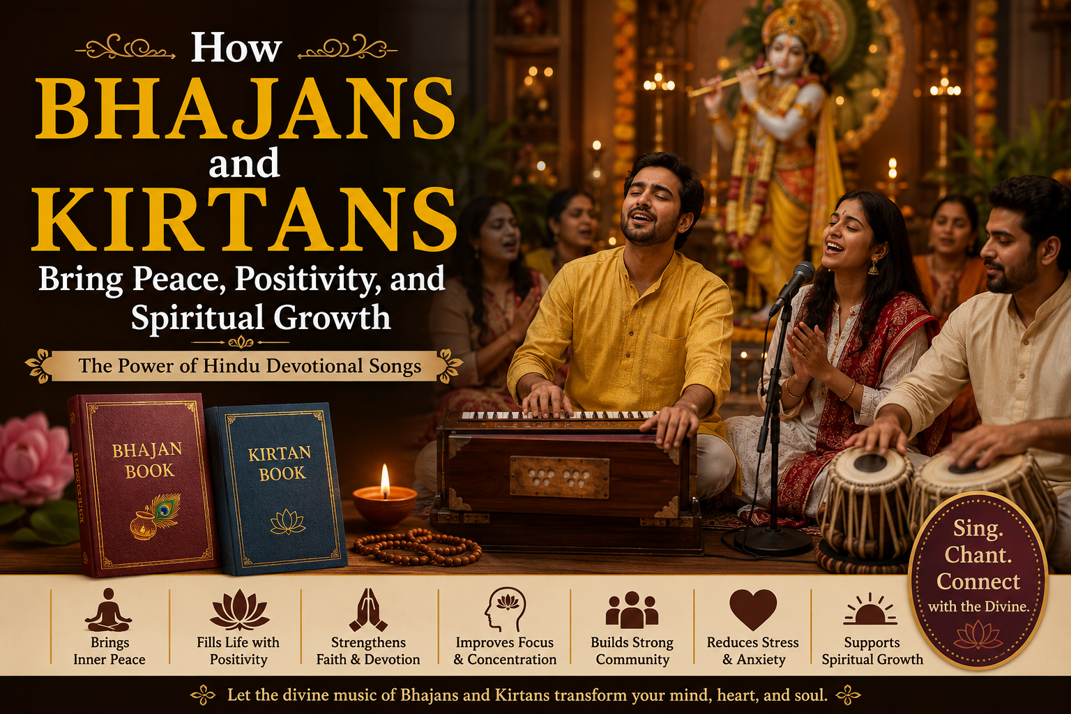 How Bhajans and Kirtans Bring Peace, Positivity, and Spiritual Growth