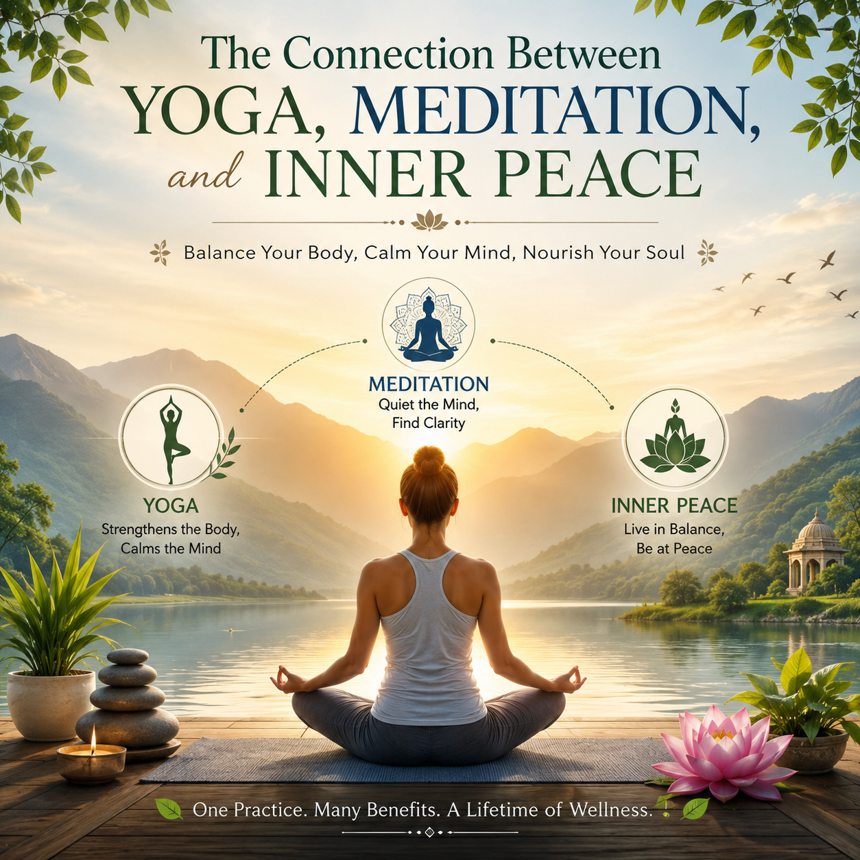 The Connection Between Yoga, Meditation, and Inner Peace