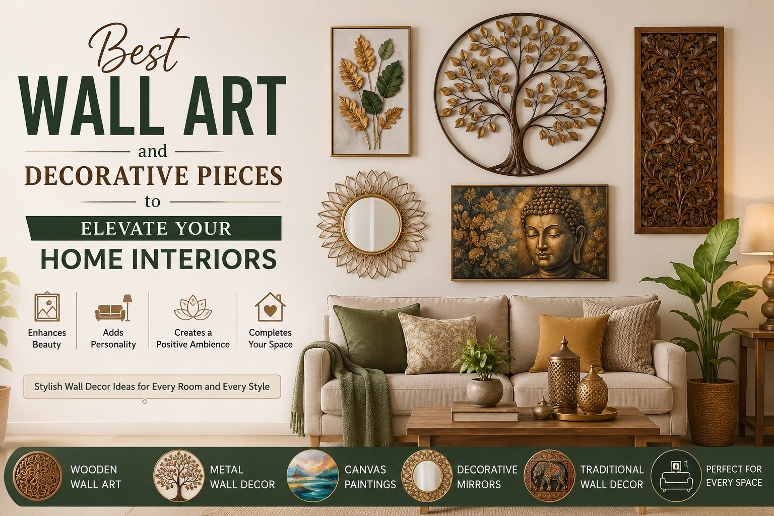 Best Wall Art and Decorative Pieces to Elevate Your Home Interiors