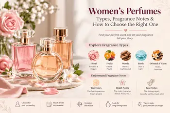 Women’s Perfumes: Types, Fragrance Notes & How to Choose the Right One