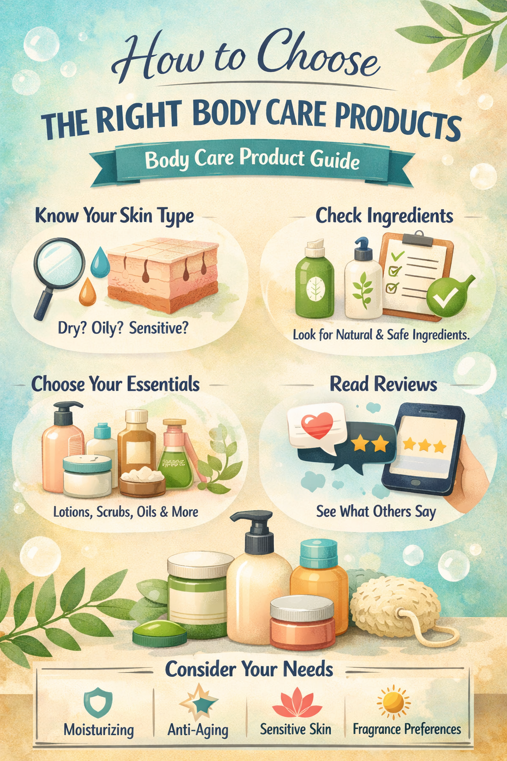 How to Choose the Right Body Care Products