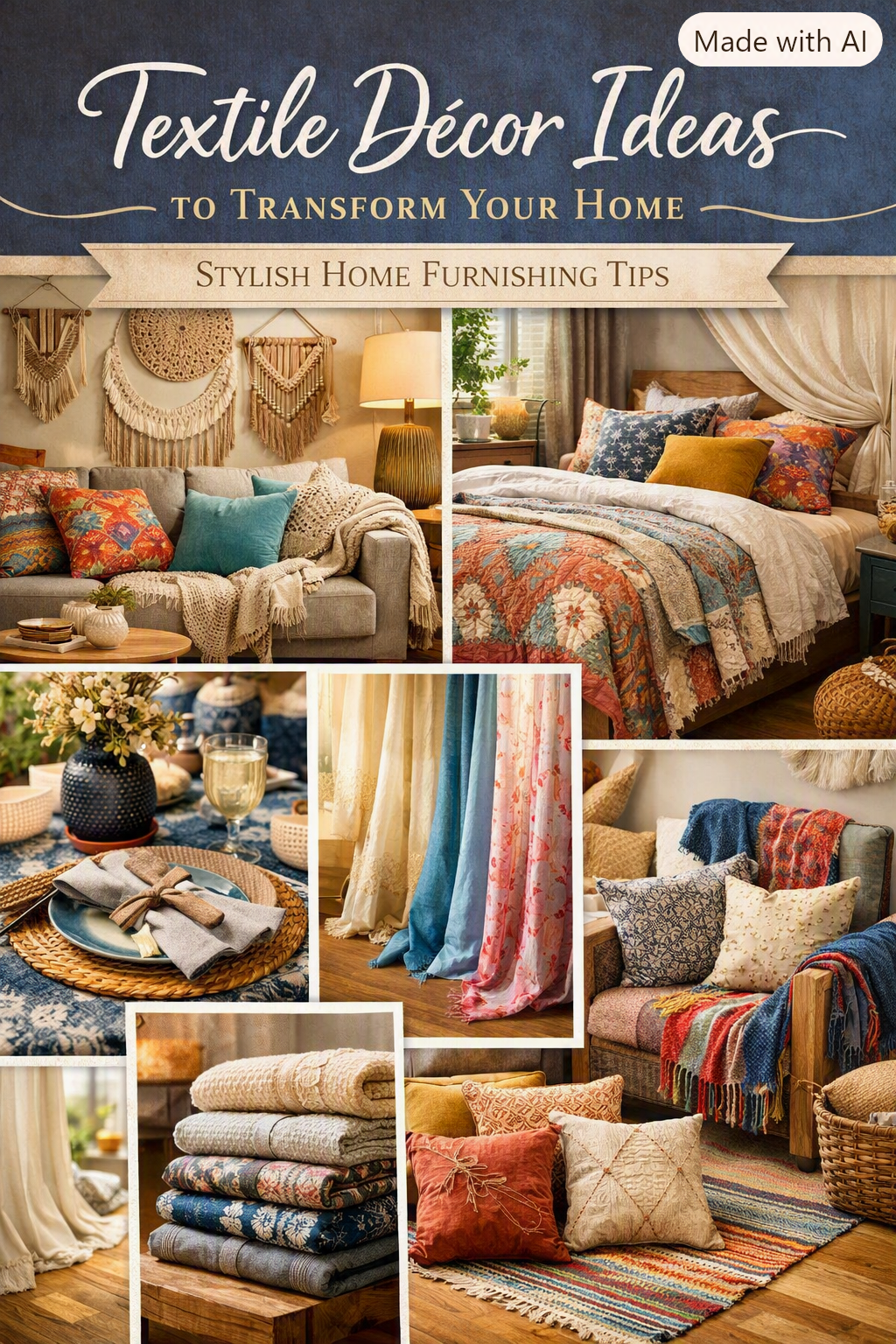How Textile Décor Can Transform Your Home: Stylish, Comfortable & Timeless Decorating Ideas